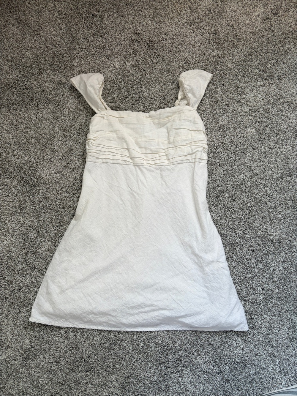 Abercrombie and Fitch White Linen Sundress